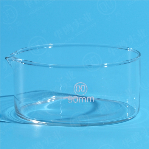 华鸥正品 优质结晶皿125mm 高透明 高硼硅结晶皿