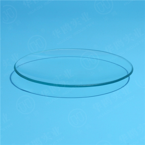 华鸥 表面皿50mm高透明玻璃表面皿 烧杯盖 表面玻璃 一盒十只包装